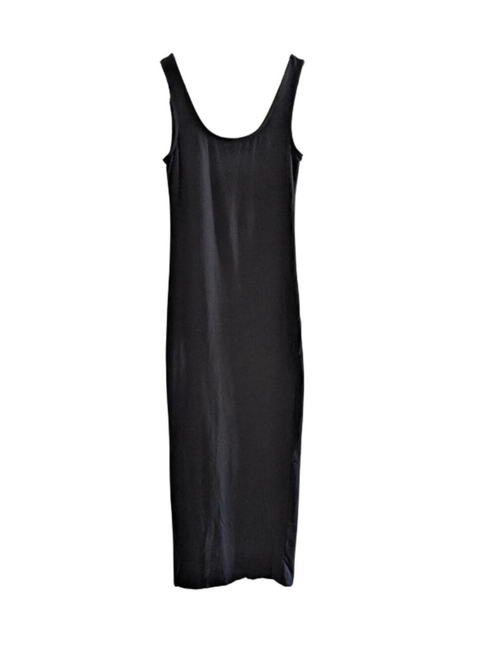 Heart & Hips Women's Sleeveless Tank Maxi Dress, Black, Size Medium, Stretch